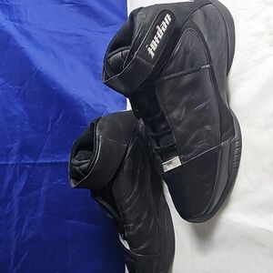 Air Jordan Team Strong Black Basketball Sneakers Size 12